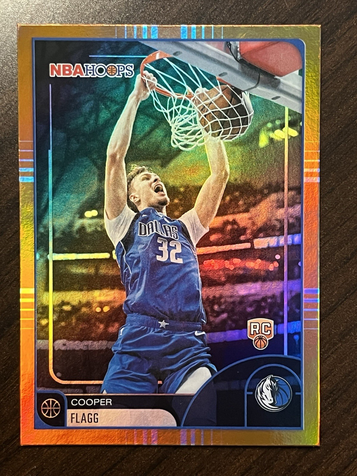 2025-26 NBA HOOPS Cooper Flagg Orange Holo Foil Rookie Insert Mint Mavericks🔥🔥