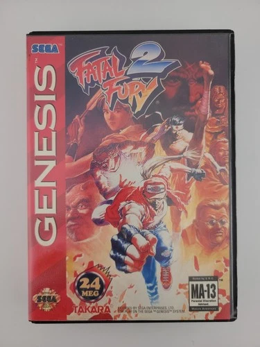 Fatal Fury 2 (Sega Genesis, 1994) Authentic CIB & Tested