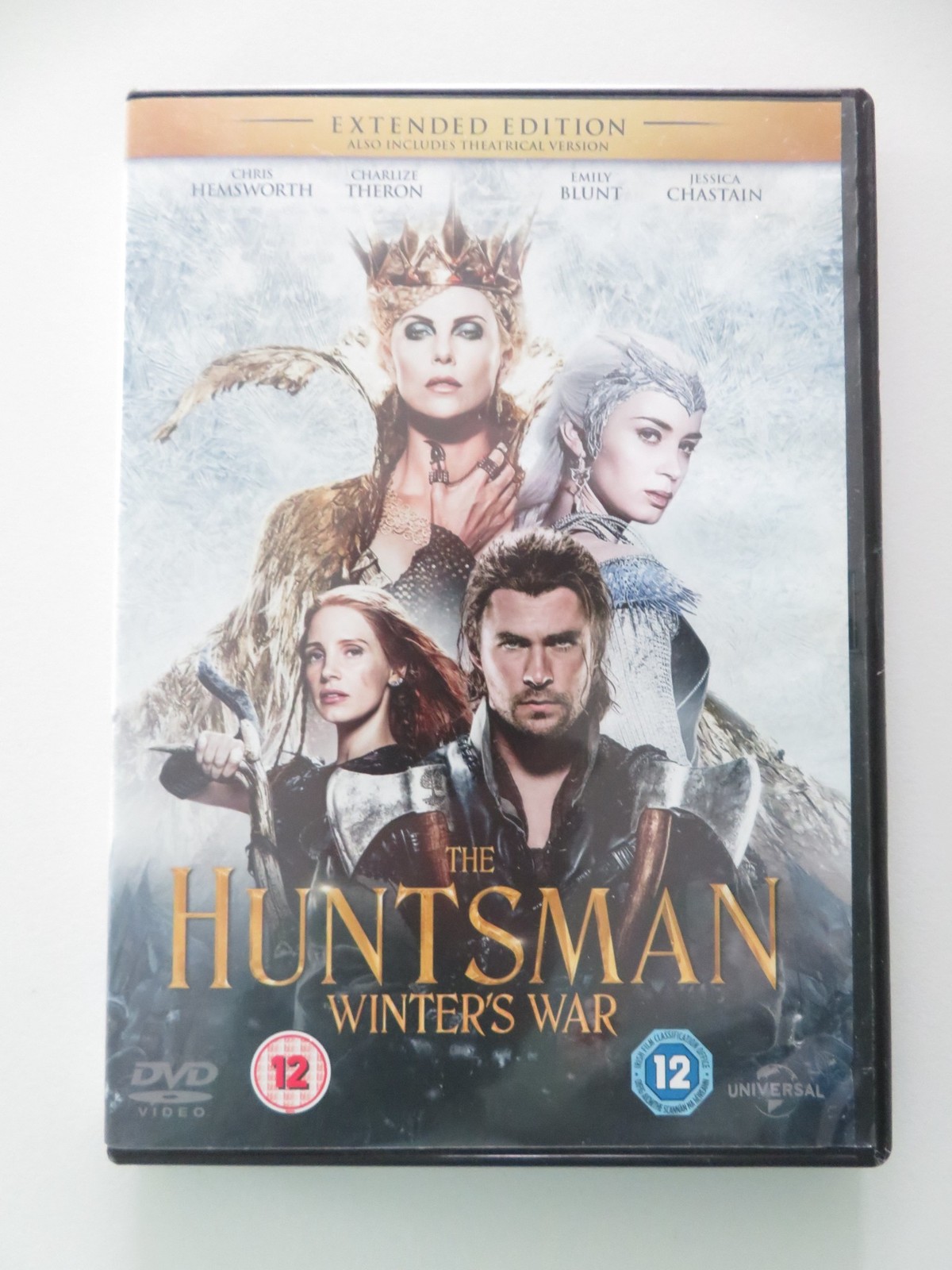 The Huntsman: Winter's War - Extended edition (DVD) 2016 Region 2, 4
