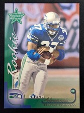 2000 Leaf Rookies & Stars Shaun Alexander Rookie SN/1000 #154 NFL Seahawks Card