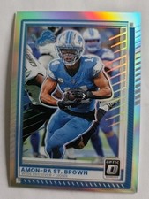 2025 Panini Donruss Optic Silver Holo Prizm Parallel Amon-Ra St. Brown #63