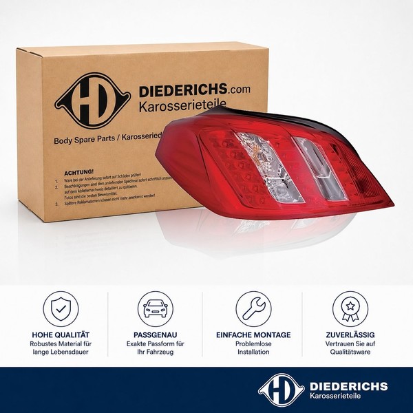 Heckleuchte Rechts Diederichs 4244090 FÜR Peugeot RÜCkleuchte Hecklicht-image