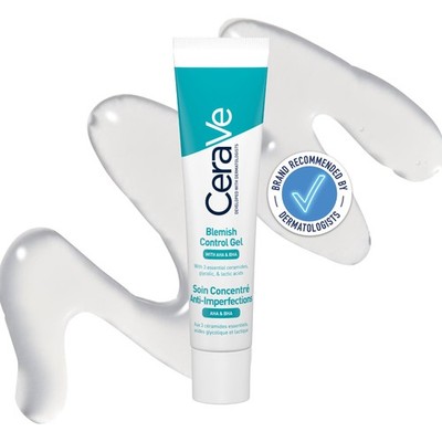 CeraVe Blemish Control Gel Feuchtigkeitscreme mit 2% 40 ml (1er Pack), klar 