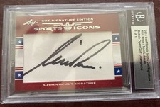2011 Leaf Sports Icons Cut Signatures NICK PRICE/TOM LEHMAN Autos 1 Of 1 !!!