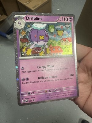 Drifblim FART SWIRL!  Holo Promo ME: Mega Evolution Promo 006 NM