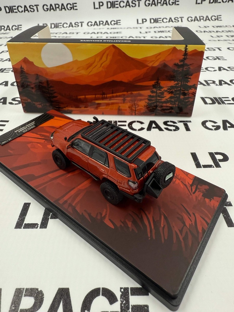 【Dinner Rush】tempo 展示品【F-2507OB24】 GCD Toyota 4Runner Inferno Orange Clean Version 1:64 Diecast