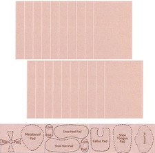 20 Sheets Moleskin Tape, Hsathoac Blister Prevention Padding for Feet, Mole...
