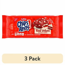 (3 pack) CHIPS AHOY! Chewy Red Velvet Cookies, 9.6 oz....