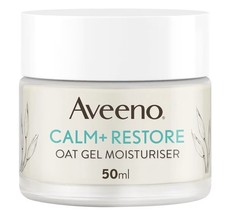 Aveeno Face Calm+Restore Oat Gel Moisturiser (1x 50ml), Face Moisturiser ✅