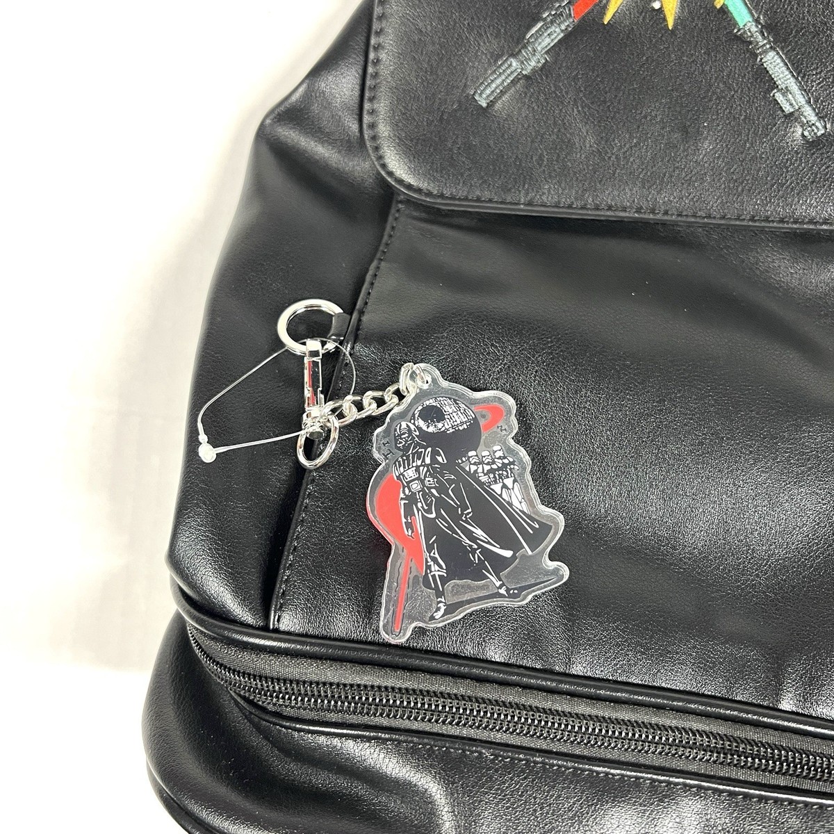 Disney Parks Star Wars Lightsaber Black Backpack Bag New  display picture 2