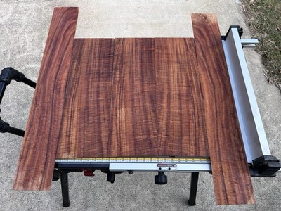Figured Koa Acoustic guitar back And side set Exhibition Grade