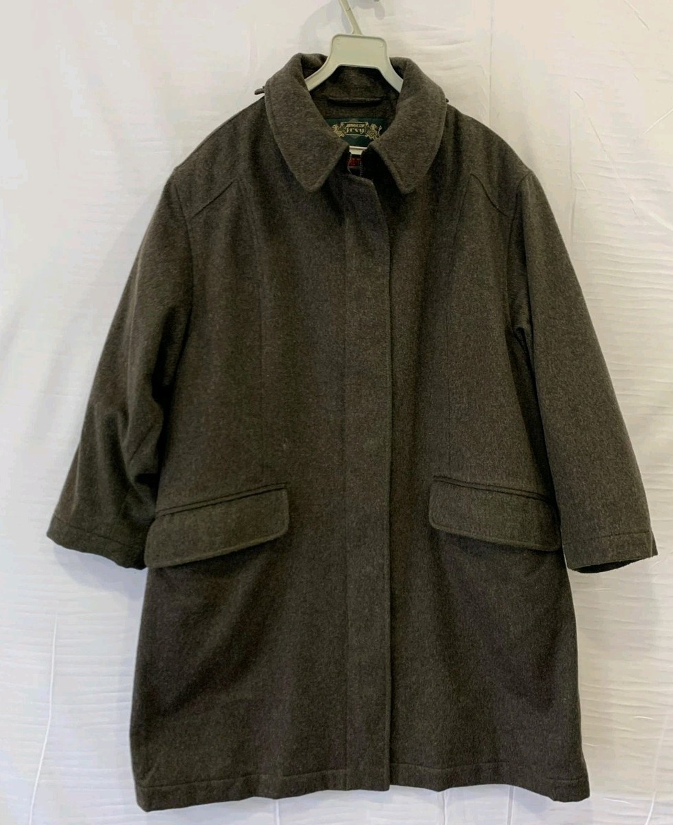 Loden Frey 1842 Wool Loden Coat Jacket Gore-Tex Brown Austrian