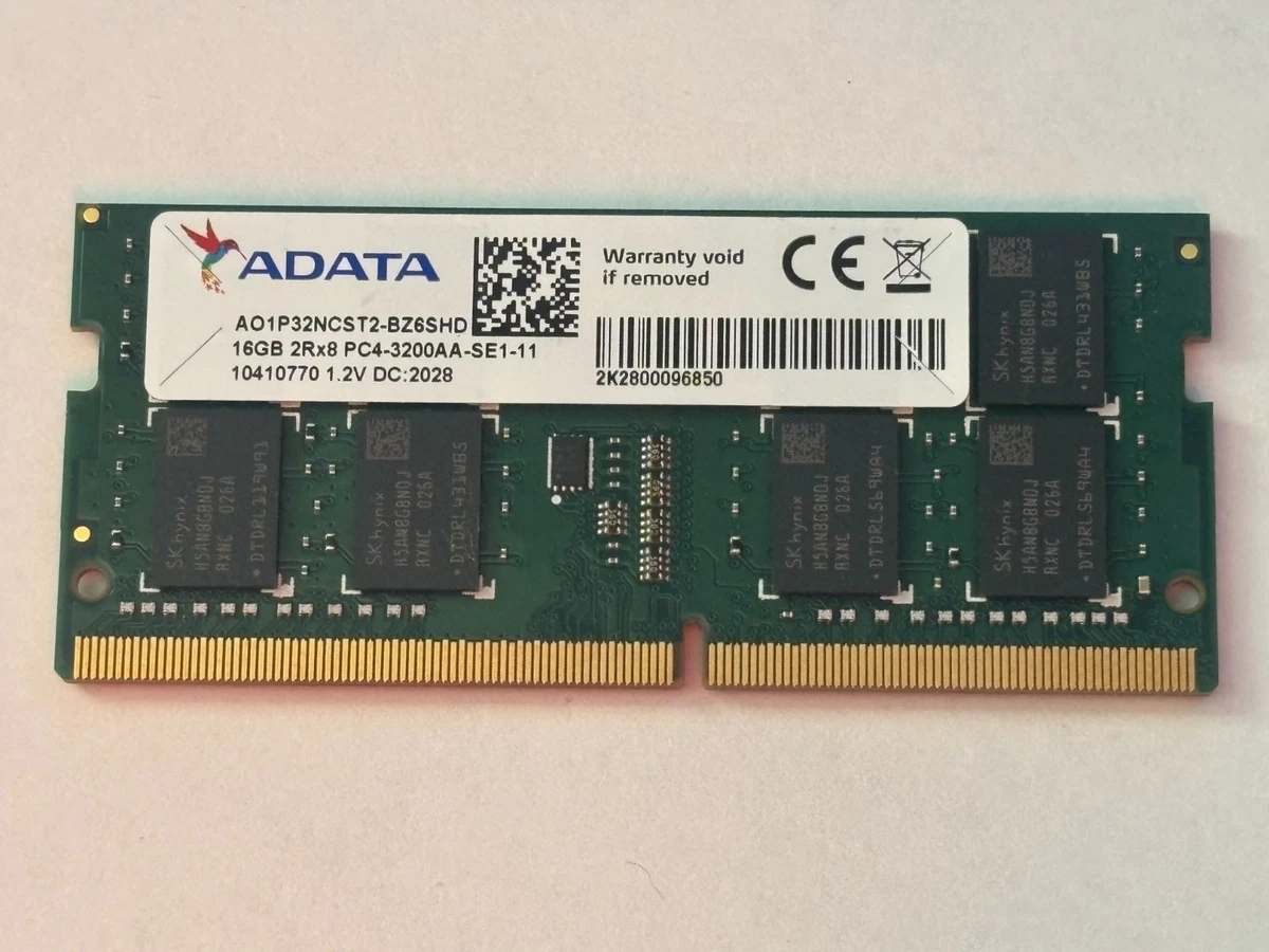 ADATA DDR4 SDRAM 16 GB Capacity per Module Memory (RAM) for sale