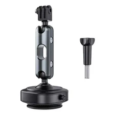 DJ-1 Car Mount Aluminum Alloy Action Camera Holder Vacuum Suction Cup