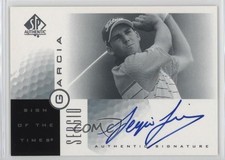 2001 SP Authentic Sign of the Times Sergio Garcia #SG Auto 0a6