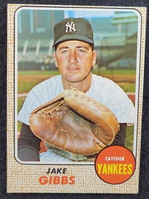 1968 Topps #89 Jake Gibbs New York Yankees 