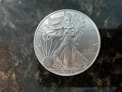 2016 AMERICAN SILVER EAGLE BU COIN