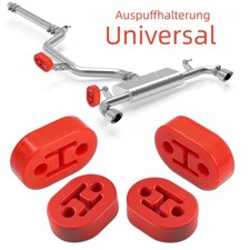 PU Polyurethan Auspuff Gummi Halter Verstärkt Auspuffhalterungen Universal 4X