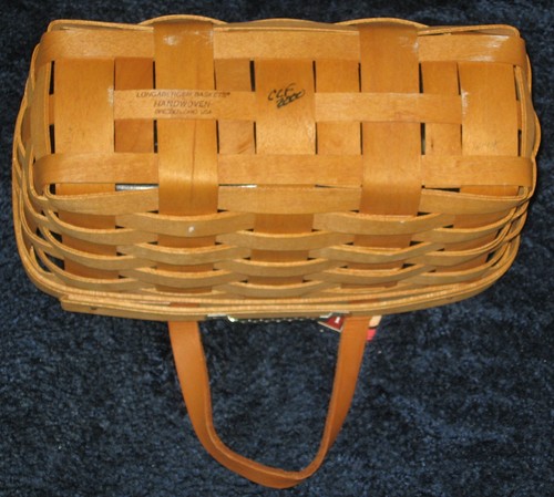 Longaberger Hanging Medium KEY Basket with Plastic Protector Free Ship ! - Picture 6 of 6