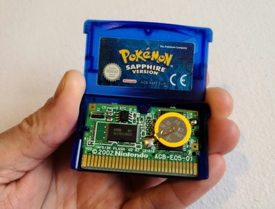 Pokemon Saphir Original Nintendo Game Boy Advance Neue Batterie PAL NDS GBA Retro