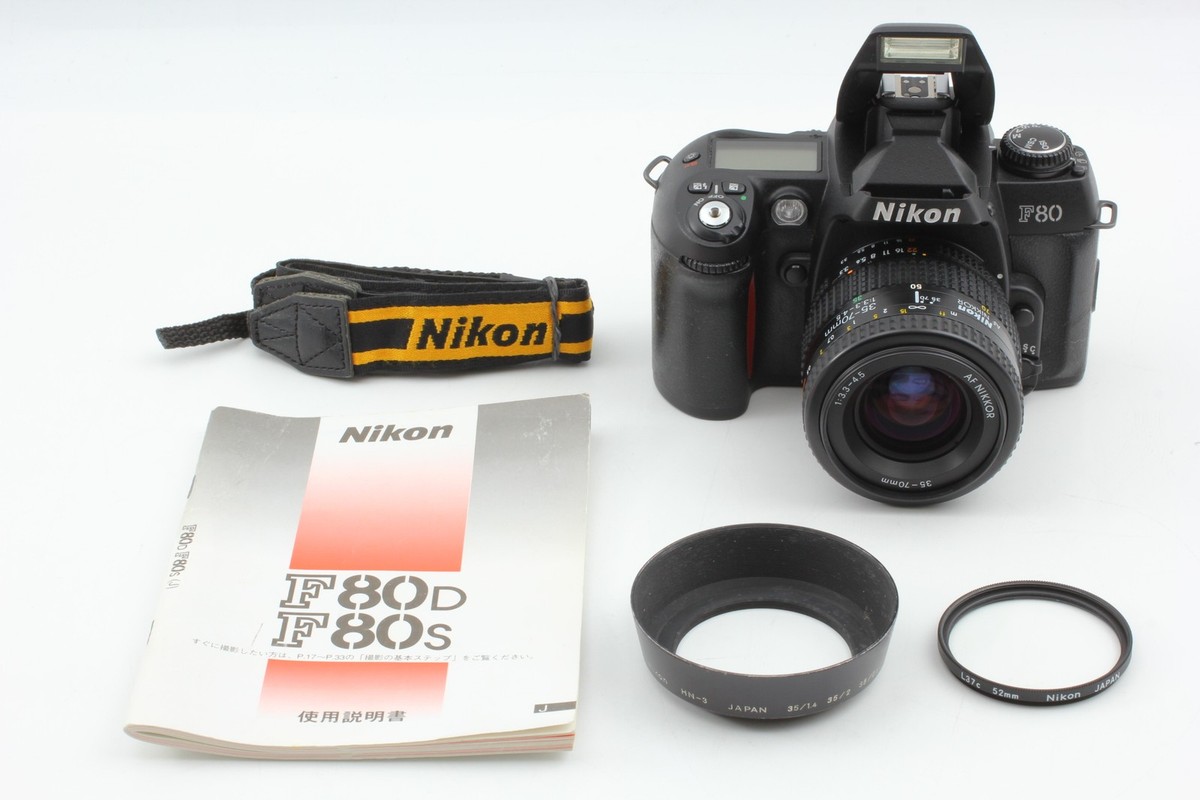 MINT w/ Strap] Nikon F80S 35mm Film Camera AF 35-70mm F/3.3-4.5