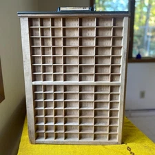 Vintage Ludlow Letterpress Tray Printers Tray #143