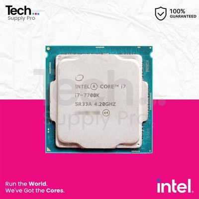 SR33A Intel Core i7-7700K 4-Core 4.20GHz 8MB 91W FCLGA1151 8GT/s Processor