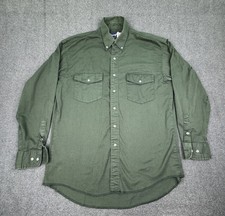 Vintage WRANGLER Western Shirt Mens Medium Green Button Up