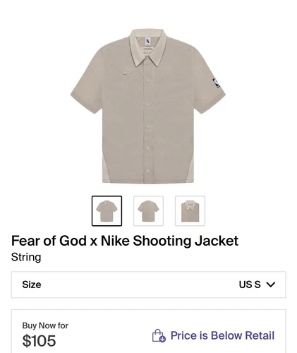 Giacca da tiro Nike Air x Fear Of God taglia L
