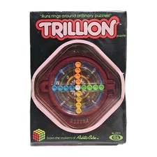 1982 Ideal Trillion Puzzle Game Vintage Rubik's Cube Brain Teaser — Hong Kong