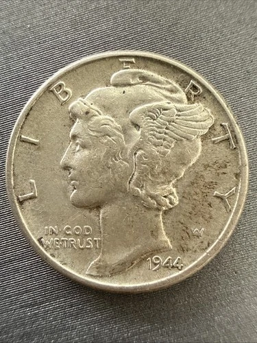 1944 10C Mercury Dime