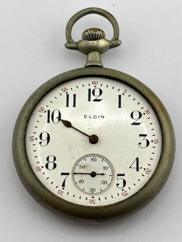 Elgin Vintage Mechanical Pocket Watch  7J  16s  Gr.293  19762394 NON-WORKING