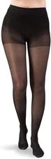Dr Comfort Women's Select Sheer Pantyhose 15-20mmHg (Black)  X-Large