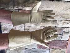 Men  s Civil War Reenactment Cavalry Gloves Size Large Tan