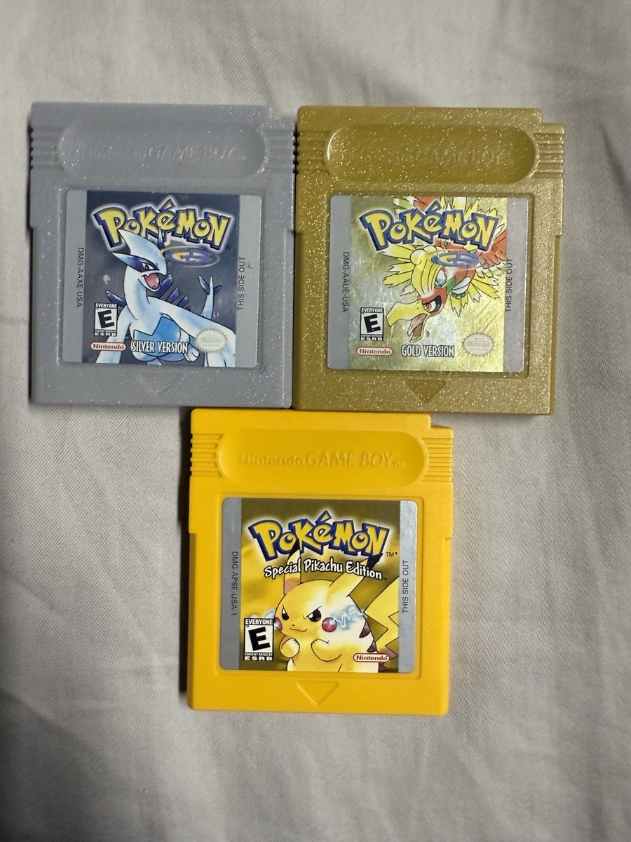 Pikachu Edition Pokemon Gold Version Gameboy Color Pokemon Special
