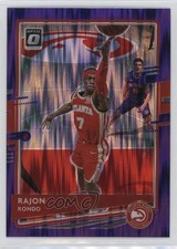 2020-21 Panini Donruss Optic Purple Shock Prizm Rajon Rondo #107 1dg3