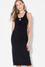 Women's Size Large ButterBliss Keyhole Racer Back Midi Bodycon Dress Wild Fable