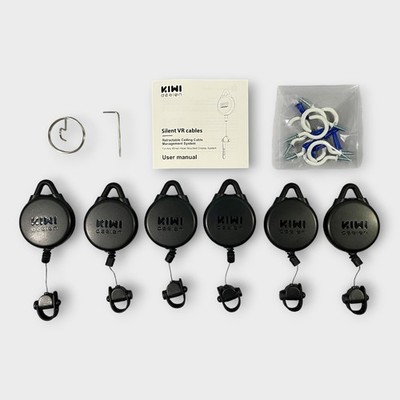 KIWI Design Silent VR Cable Management System Retractable Ceiling Pulley Kit