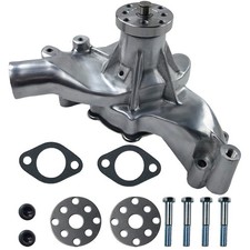 High Flow Long Water Pump Polished Aluminum Fit Chevy Bbc 396 402 427 454