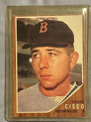 1962 Topps - Galen Cisco #301 Red Sox