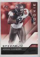 2011 Panini Absolute Memorabilia Rookie Spectrum Black 7/25 Adrian Clayborn 0f6