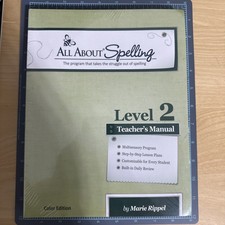 All About Spelling Level 2 Teacher's Manual Marie Rippel Homeschool Curriculum