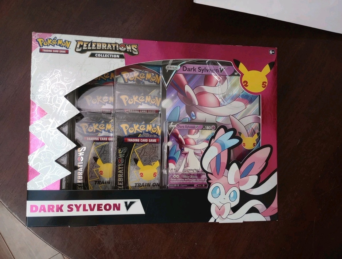 Pokémon Celebrations Dark Sylveon V Collection Box Sealed