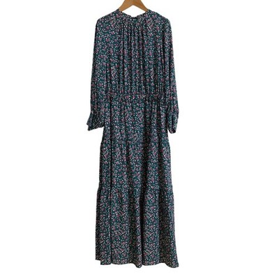 green label relaxing United Arrows Flower Tiered Dress, Green Women USED