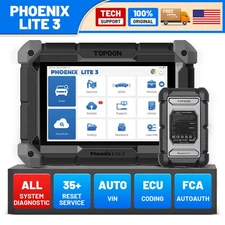 TOPDON Phoenix Lite 3 Ultra Car Diagnostic Scanner Tool ECU Online Coding PLUS