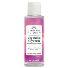 Heritage Store Vegetable Glycerin Soothing Moisturizer, Oil Free Hydration for