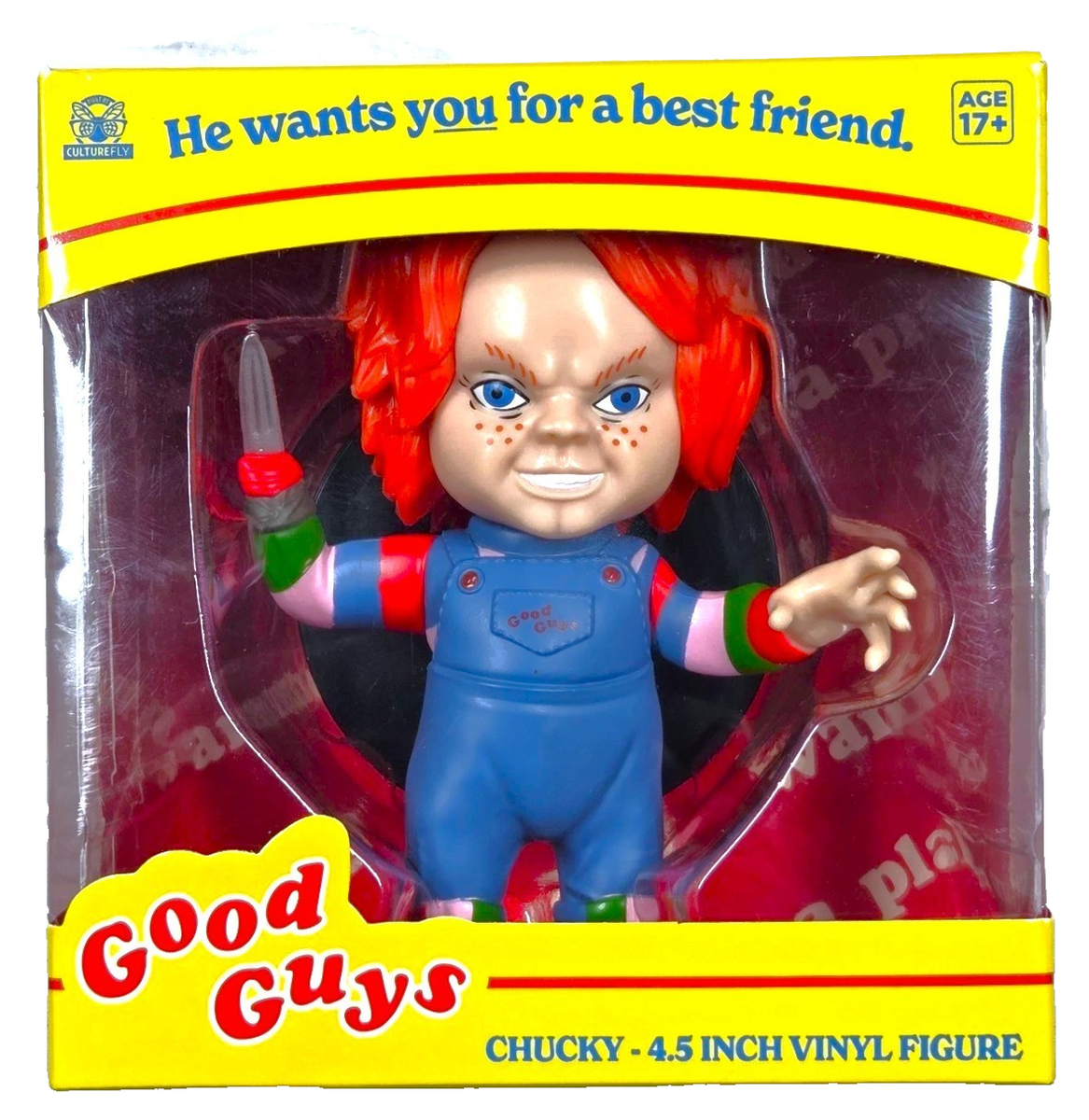 Chucky Good Guys Horror Scary Movie Collectible Vinyl Figure 4.5