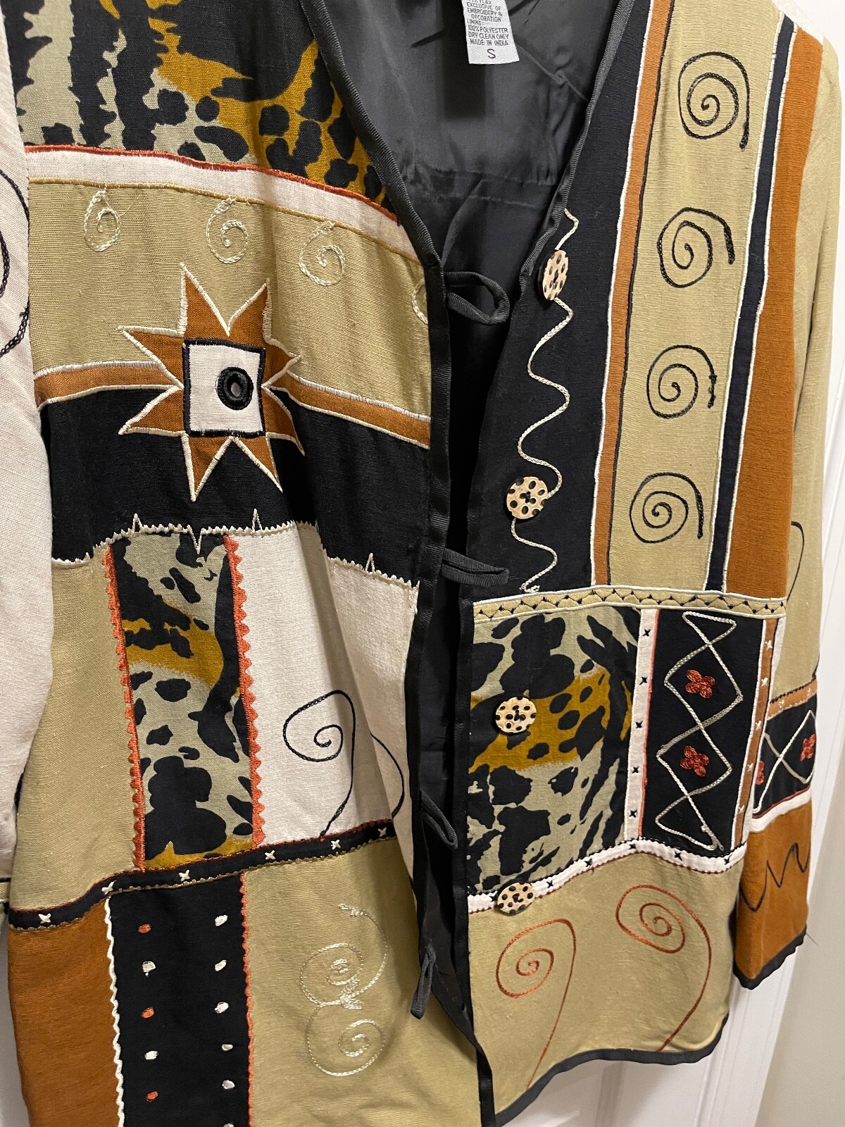 Indigo Moon Woman's Patterned Button Down Jacket/… - image 7