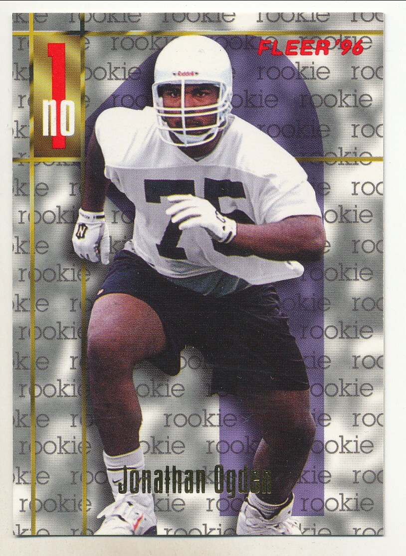 1996 Fleer Jonathan Ogden RC #173