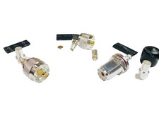 UHF PL259 Male - Angle - SO239 Female Bulkhead for LMR240 RG8X RF Coax Connector